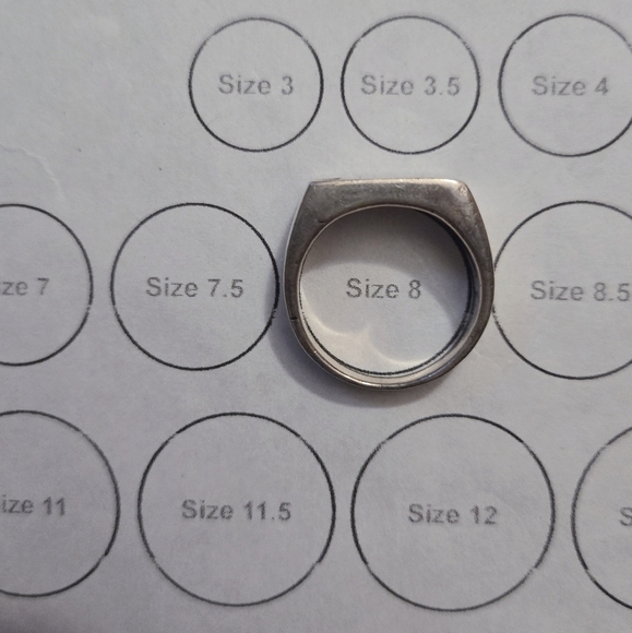 Vintage Nike 925 sterling silver ring - Picture 7 of 9